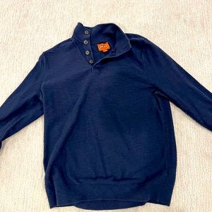 Red Ale Navy mockneck sweater